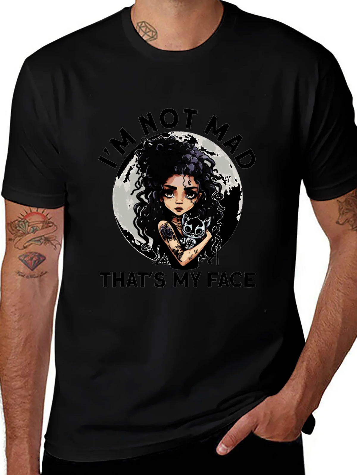 Im Not Mad Thats My Face Graphic Tee product image 1