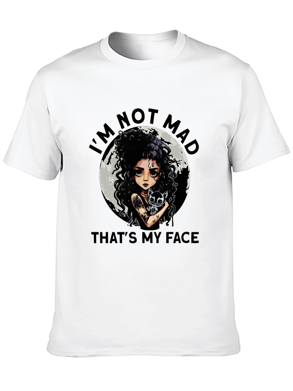 Im Not Mad Thats My Face Graphic Tee product image 9