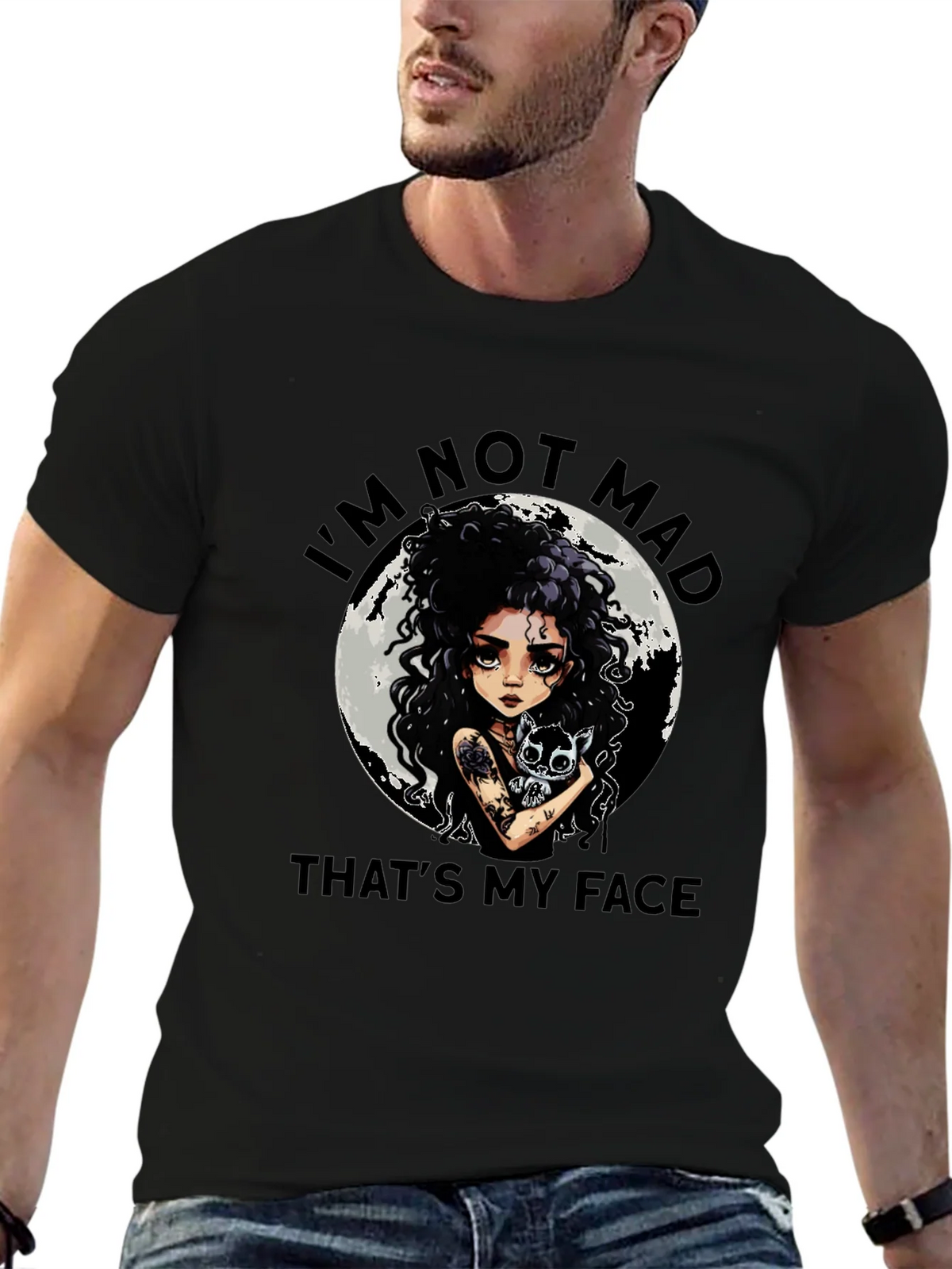 Im Not Mad Thats My Face Graphic Tee product image 6