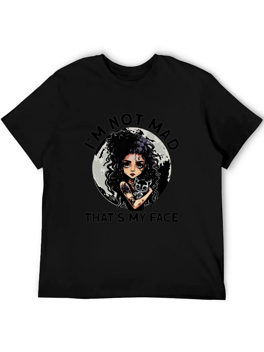Im Not Mad Thats My Face Graphic Tee product image 5