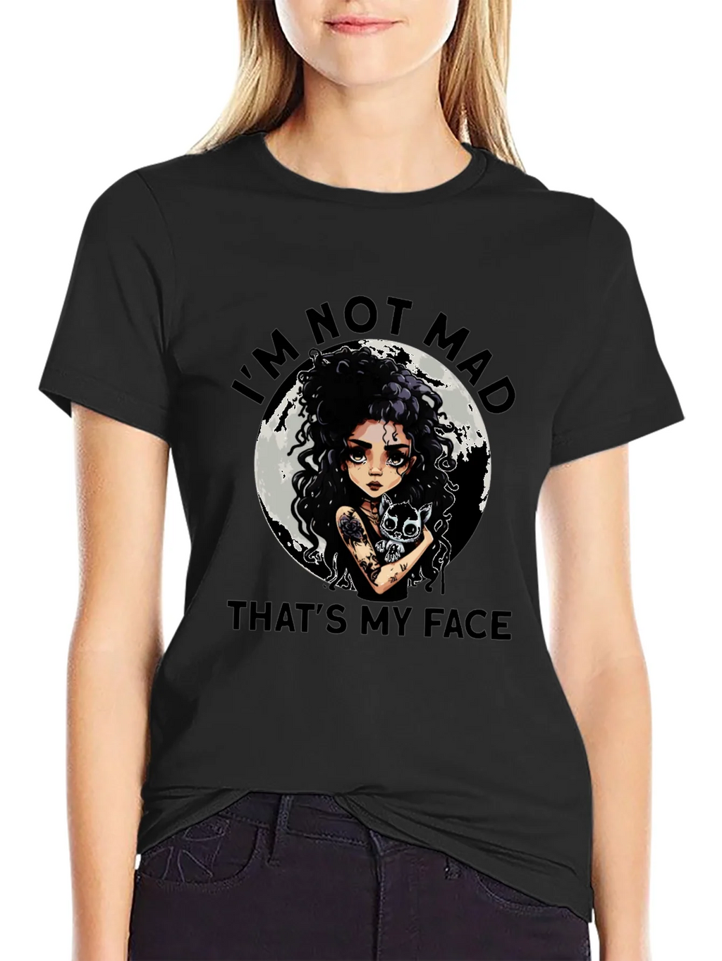 Im Not Mad Thats My Face Graphic Tee product image 2