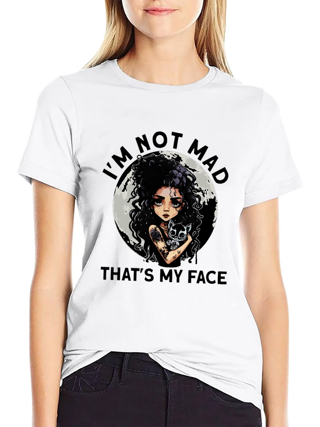 Im Not Mad Thats My Face Graphic Tee product image 8