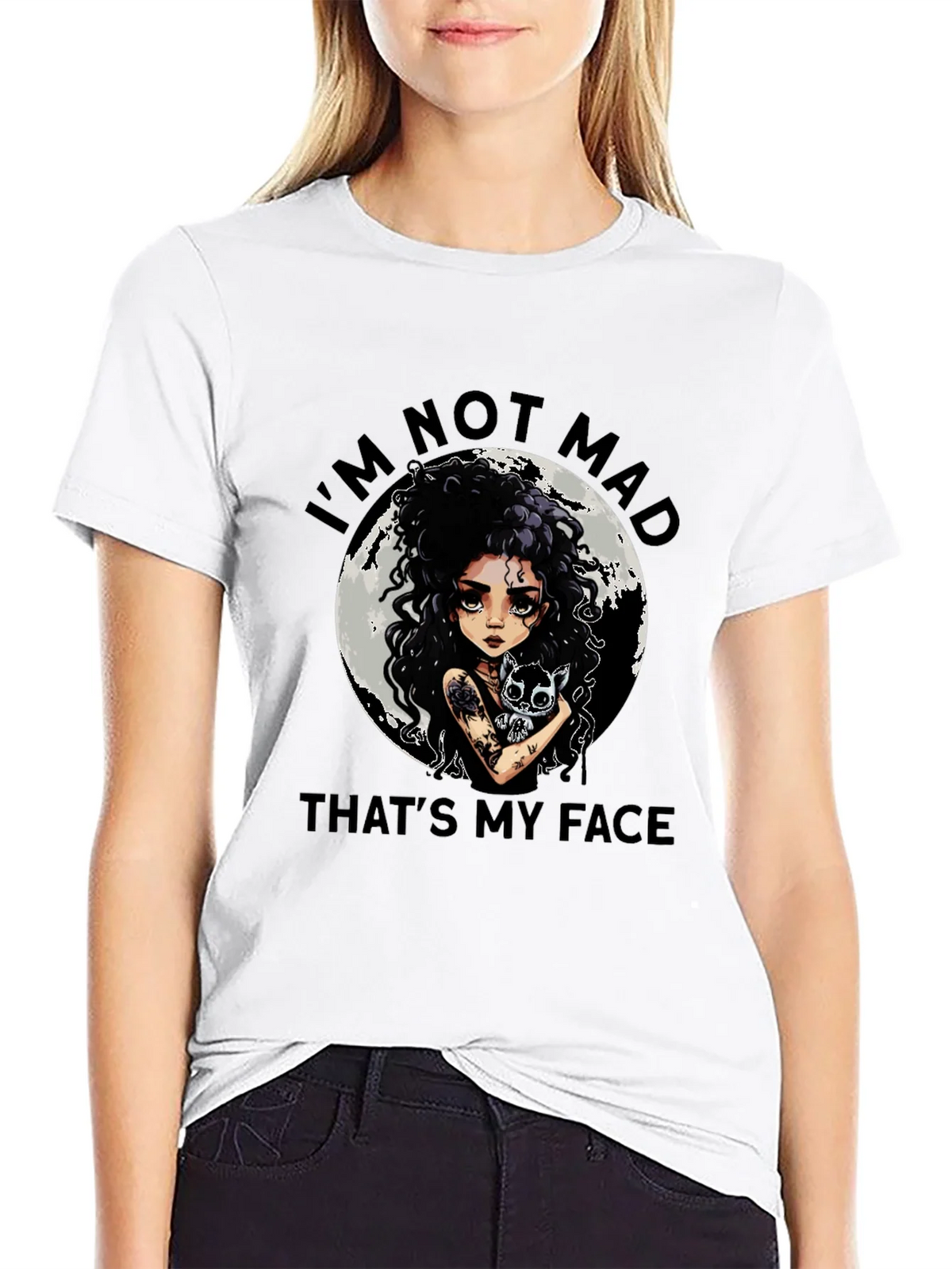 Im Not Mad Thats My Face Graphic Tee product image 8