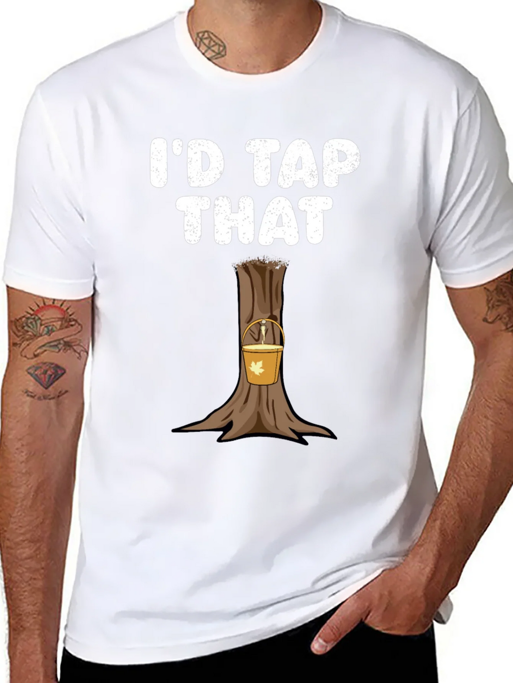 Id Tap That Funny Maple Syrup T-Shirt product image 7