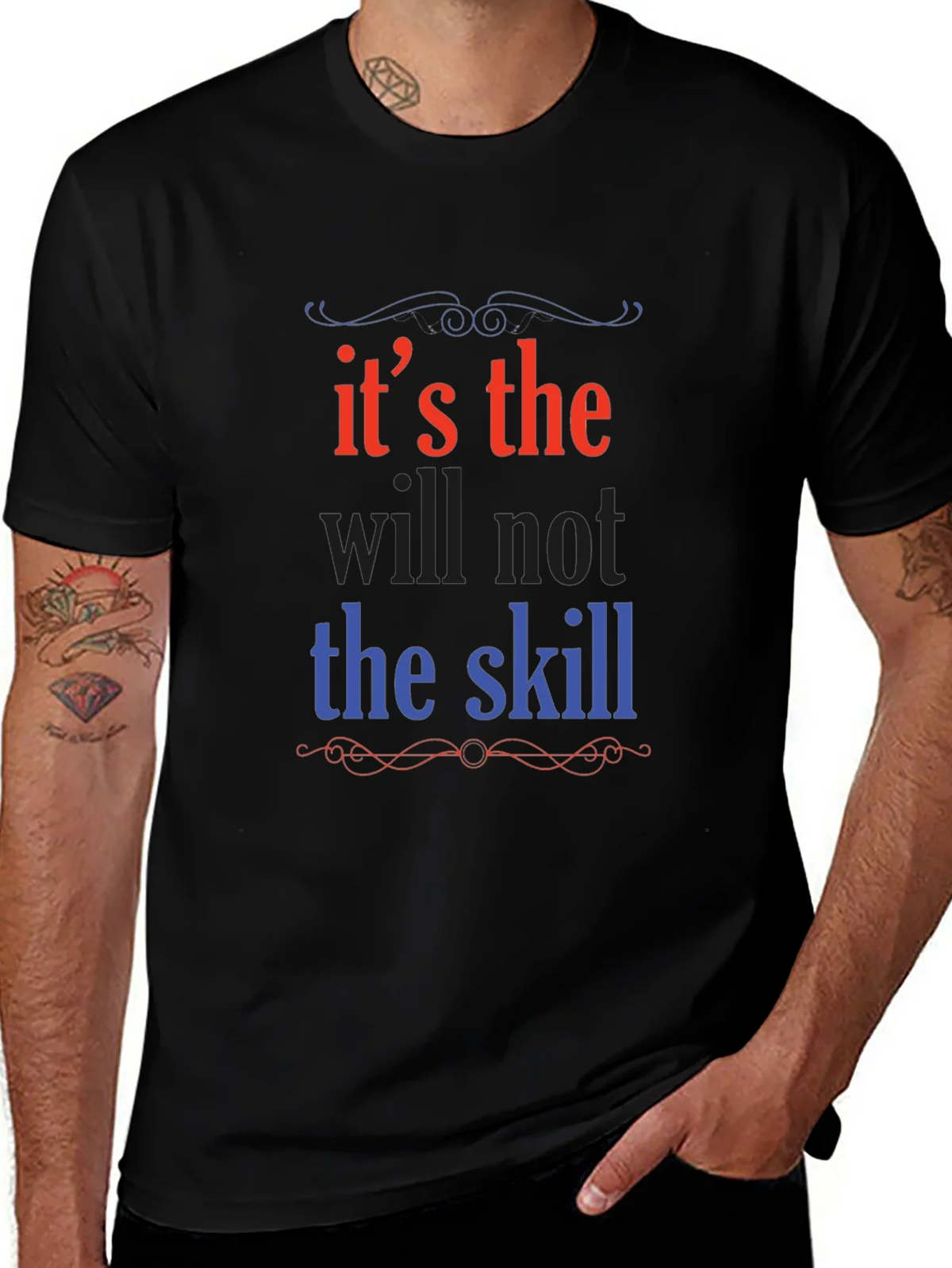 Its the Will Not Skill Graphic Tee product image 1