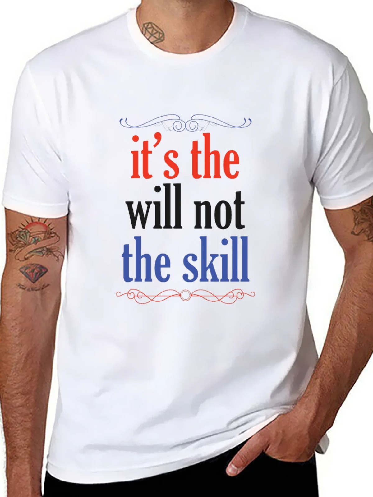 Its the Will Not Skill Graphic Tee product image 7