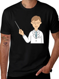 Doctor Graphic Tee - Unique Design Black T-Shirt product image 1