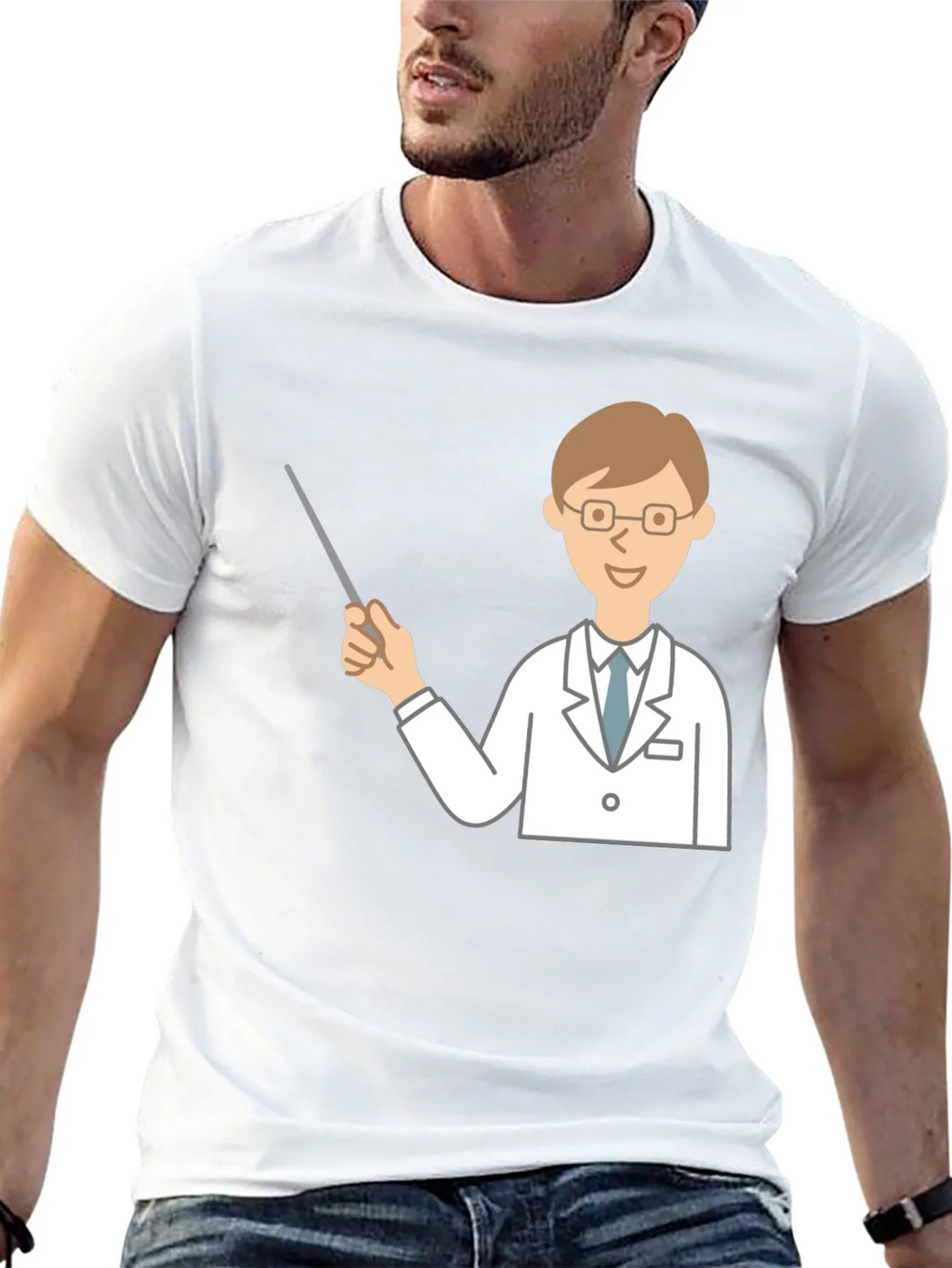 Doctor Graphic Tee - Unique Design Black T-Shirt product image 12