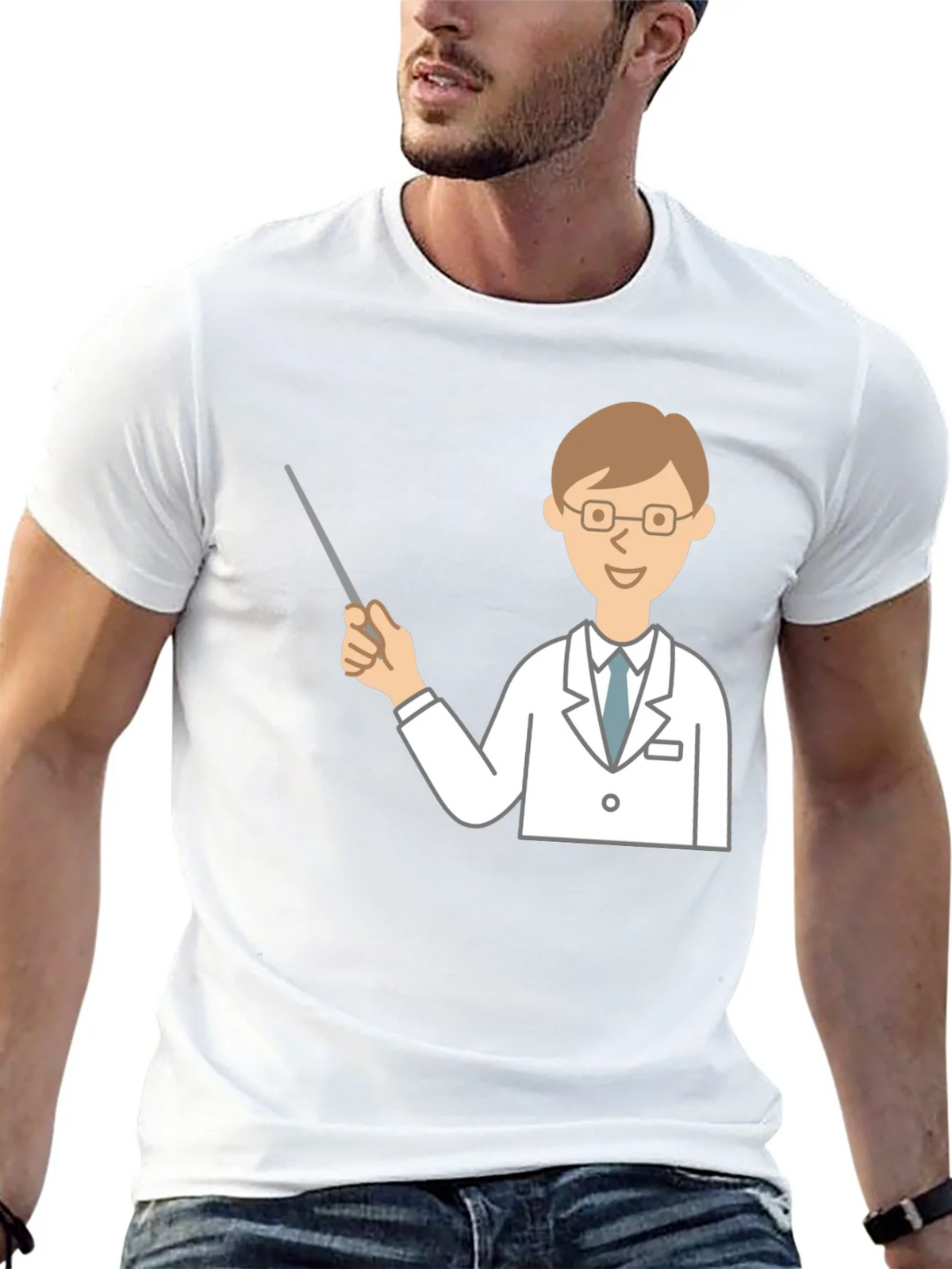 Doctor Graphic Tee - Unique Design Black T-Shirt product image 12