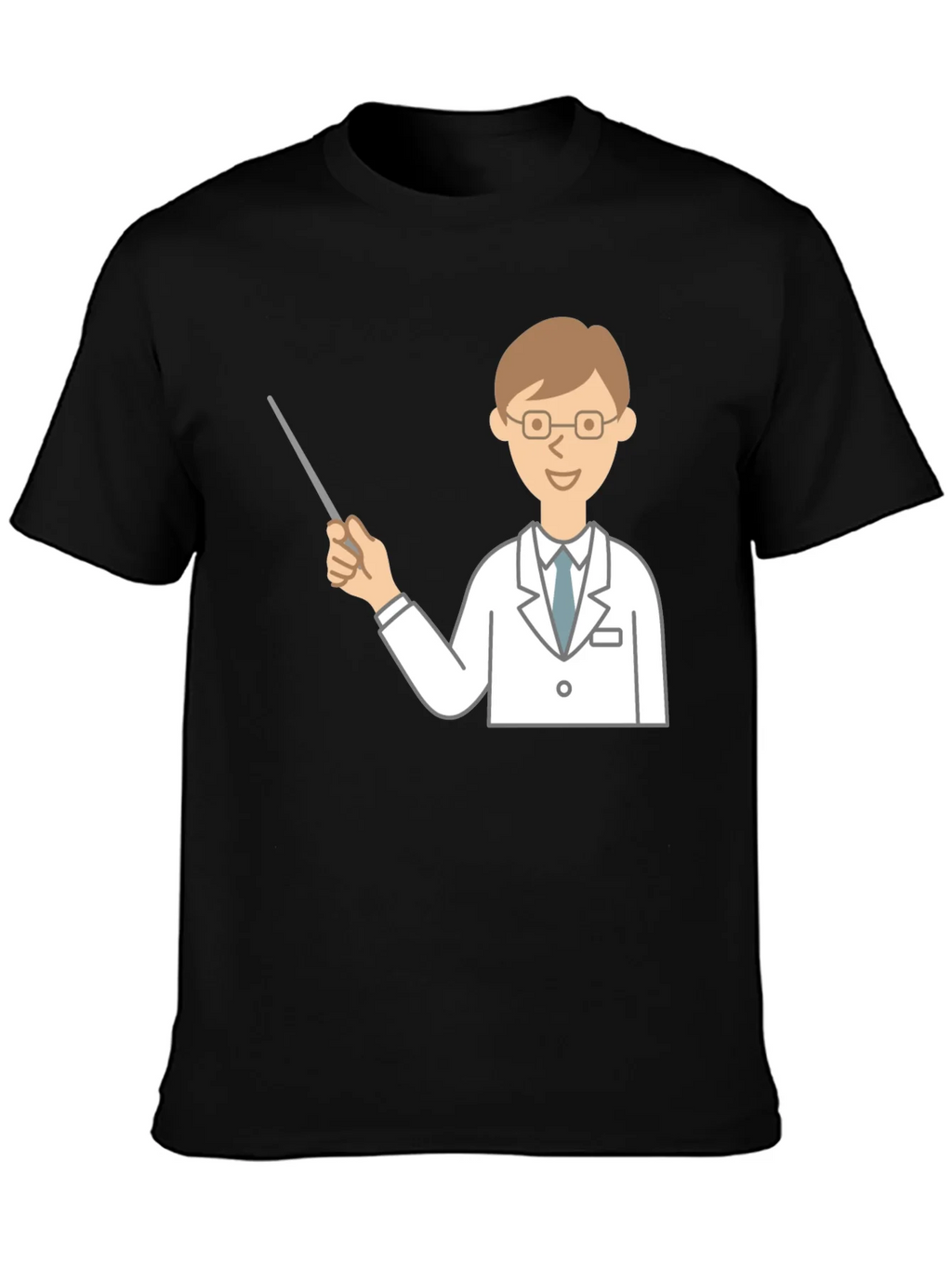 Doctor Graphic Tee - Unique Design Black T-Shirt product image 3