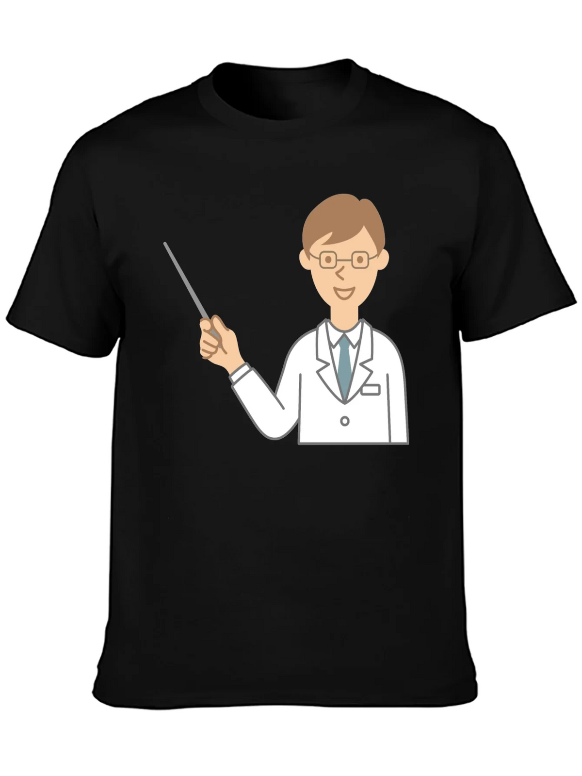 Doctor Graphic Tee - Unique Design Black T-Shirt product image 3
