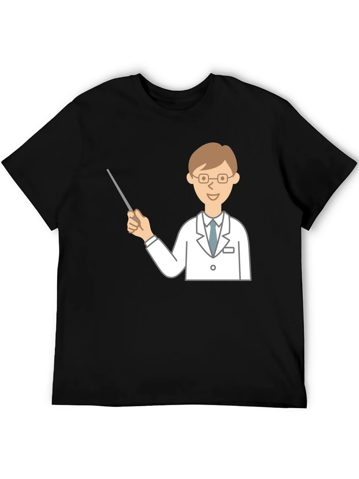 Doctor Graphic Tee - Unique Design Black T-Shirt product image 5