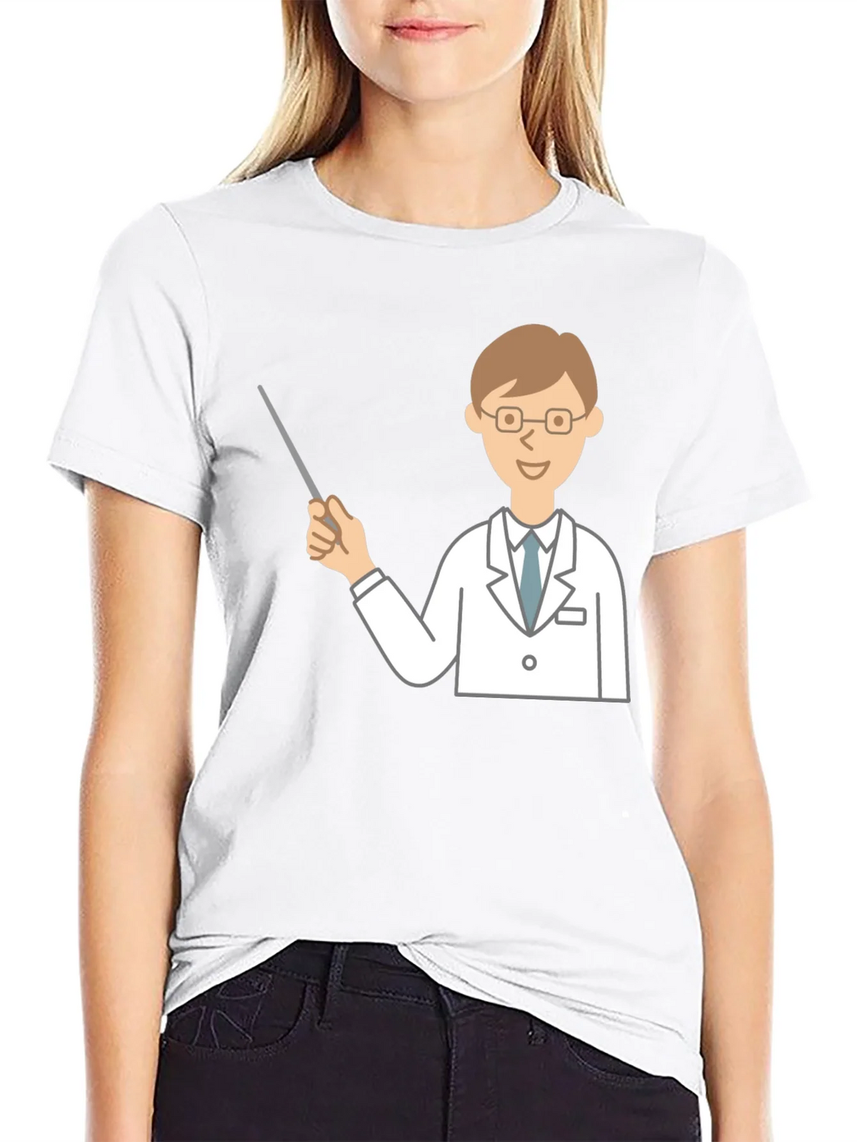 Doctor Graphic Tee - Unique Design Black T-Shirt product image 8