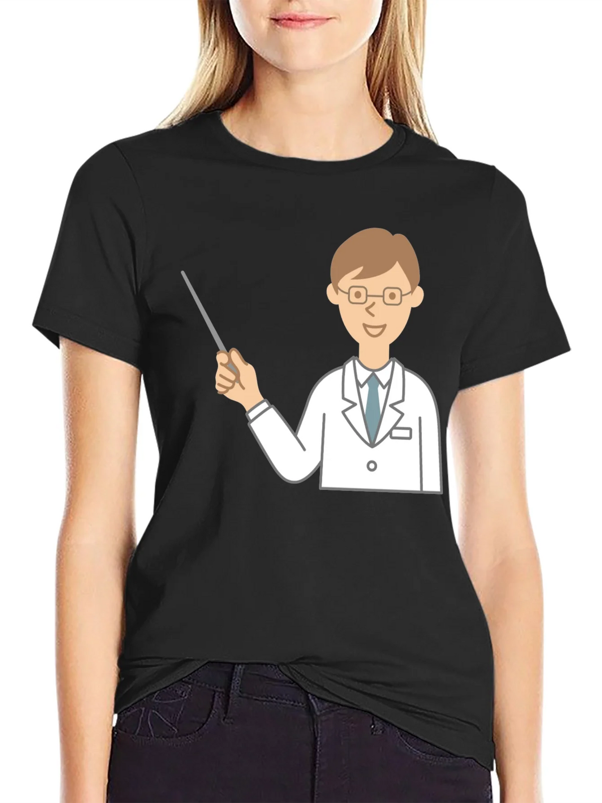 Doctor Graphic Tee - Unique Design Black T-Shirt product image 2