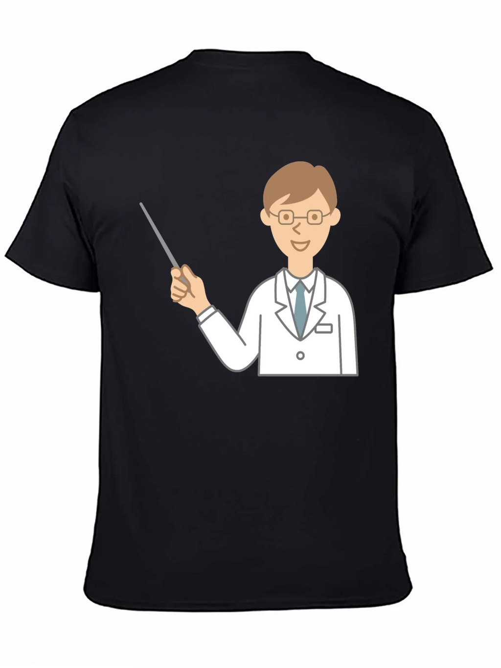 Doctor Graphic Tee - Unique Design Black T-Shirt product image 4