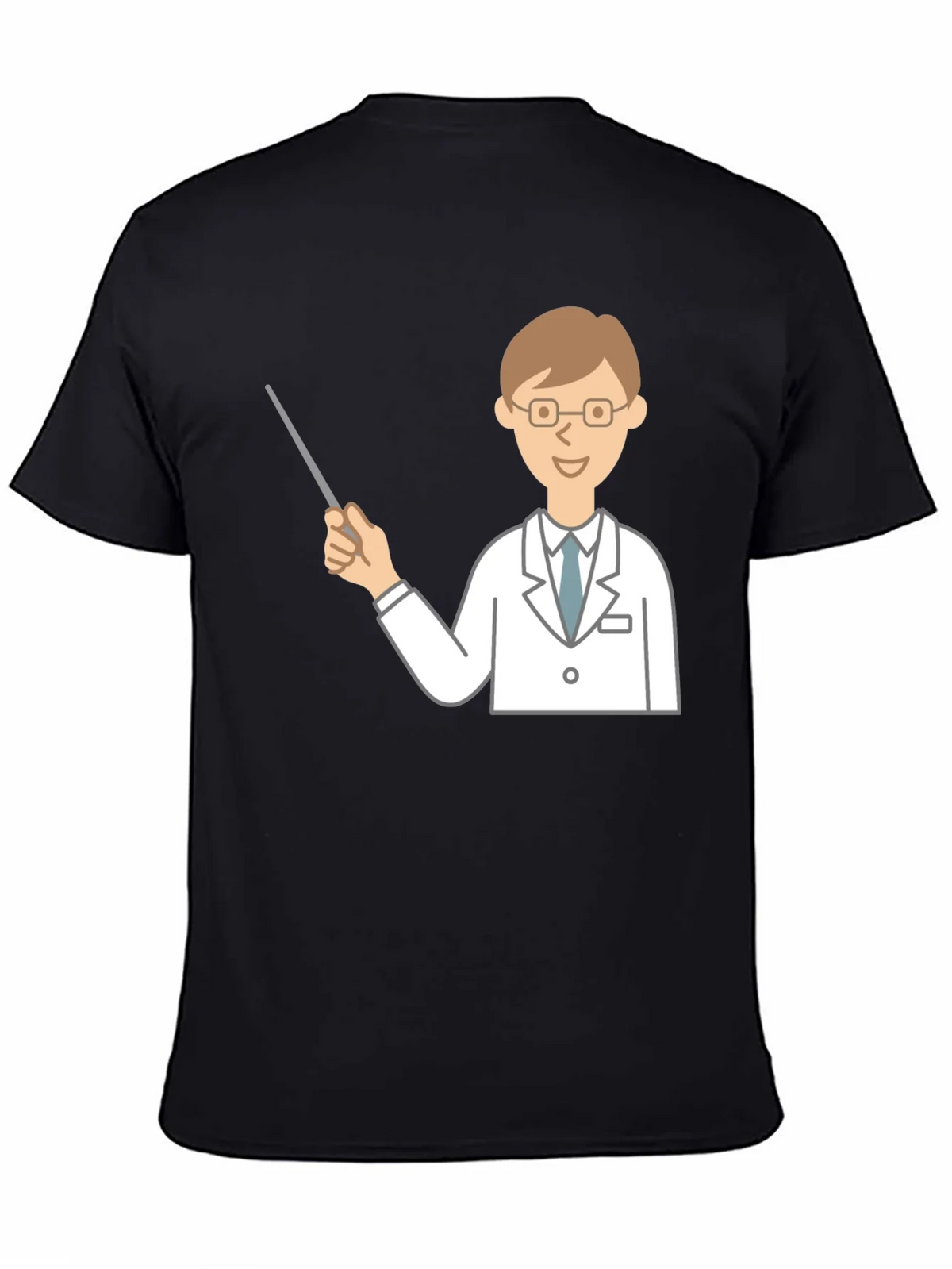 Doctor Graphic Tee - Unique Design Black T-Shirt product image 4