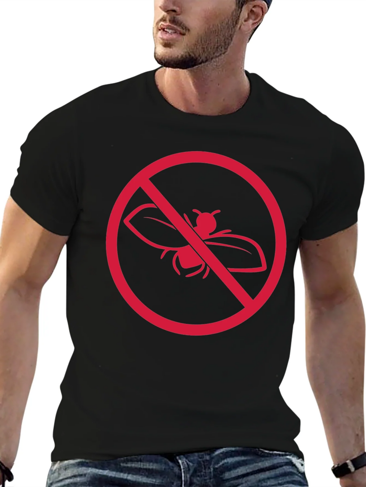 No Bugs Allowed T-Shirt - Funny Insect Humor Tee product image 6