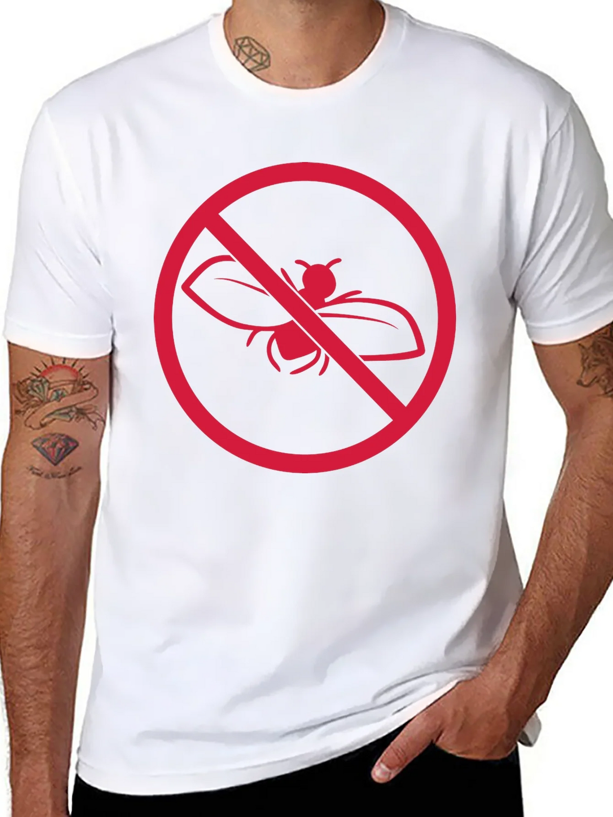 No Bugs Allowed T-Shirt - Funny Insect Humor Tee product image 7