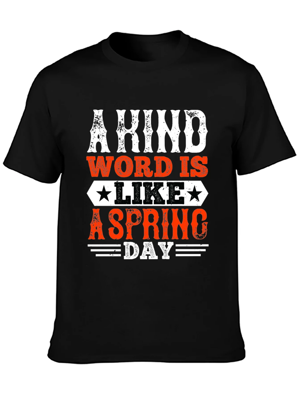 Kind Word Spring Day Graphic Tee - Mens Black T-Shirt product image 3
