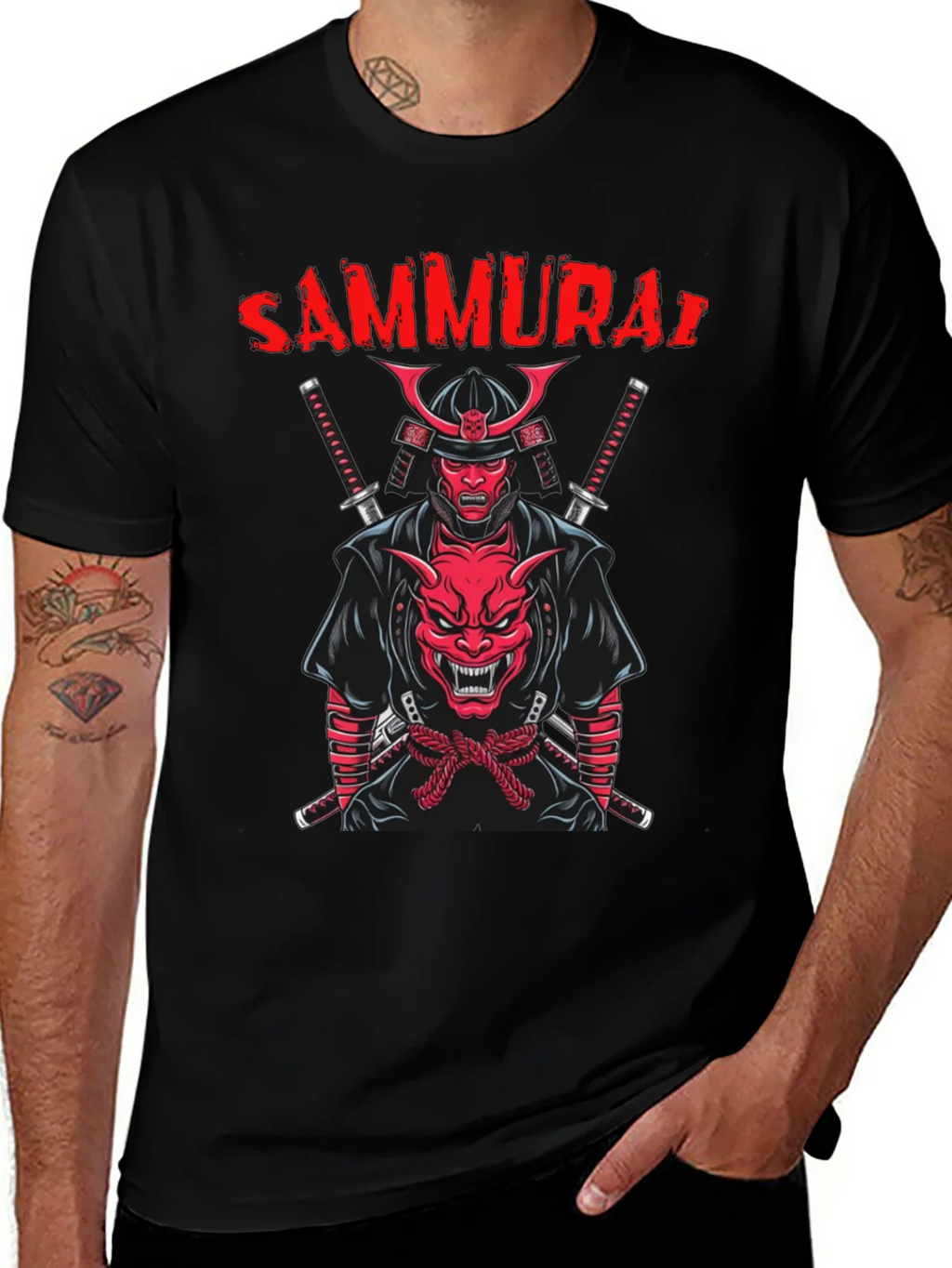 Samurai Graphic T-Shirt: Bold Streetwear product image 1