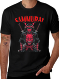 Samurai Graphic T-Shirt: Bold Streetwear product image 1