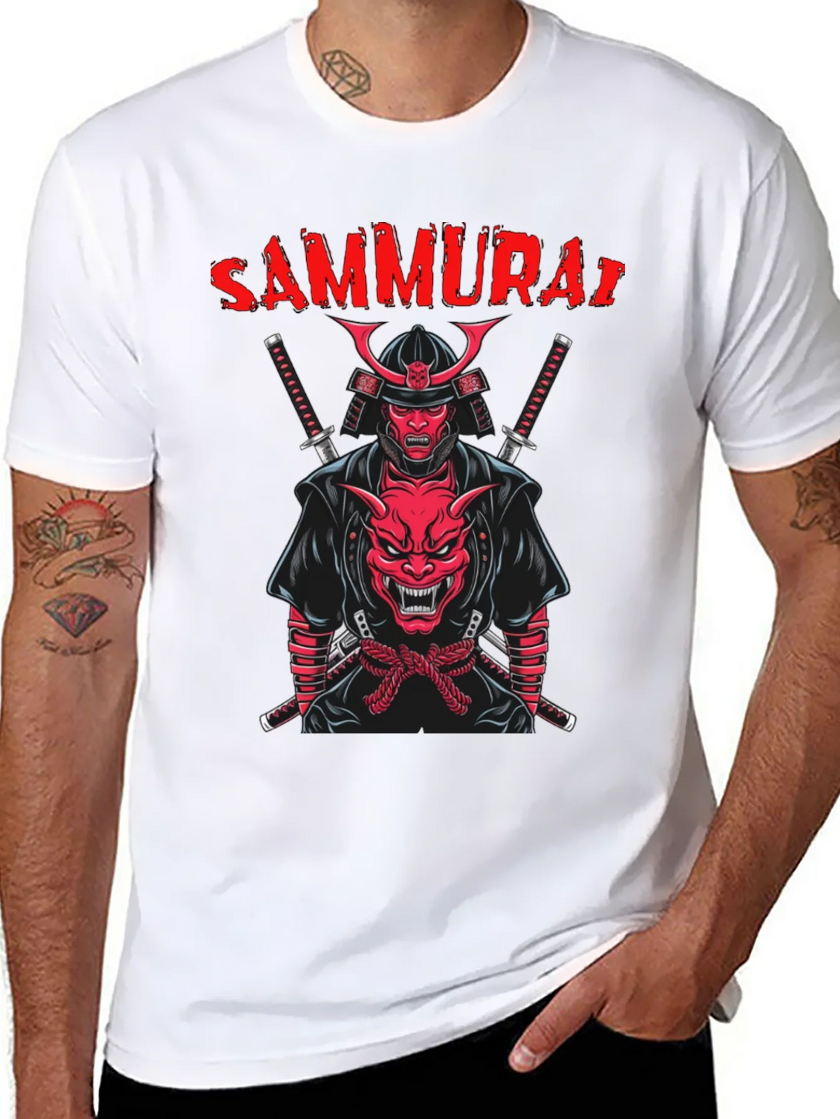 Samurai Graphic T-Shirt: Bold Streetwear product image 7