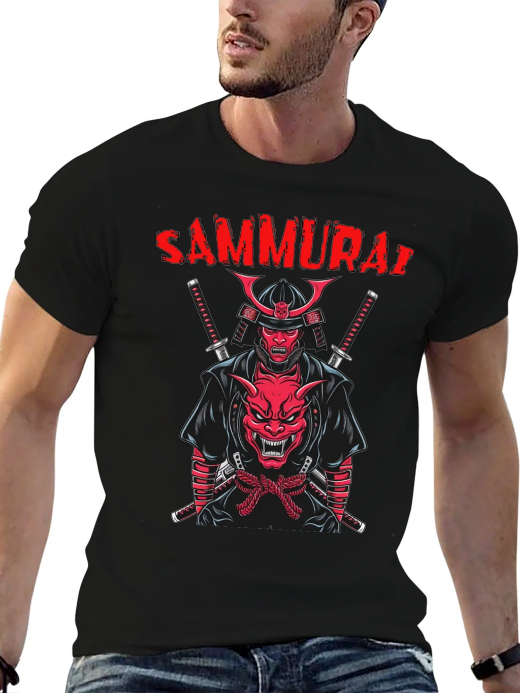 Samurai Graphic T-Shirt: Bold Streetwear product image 6