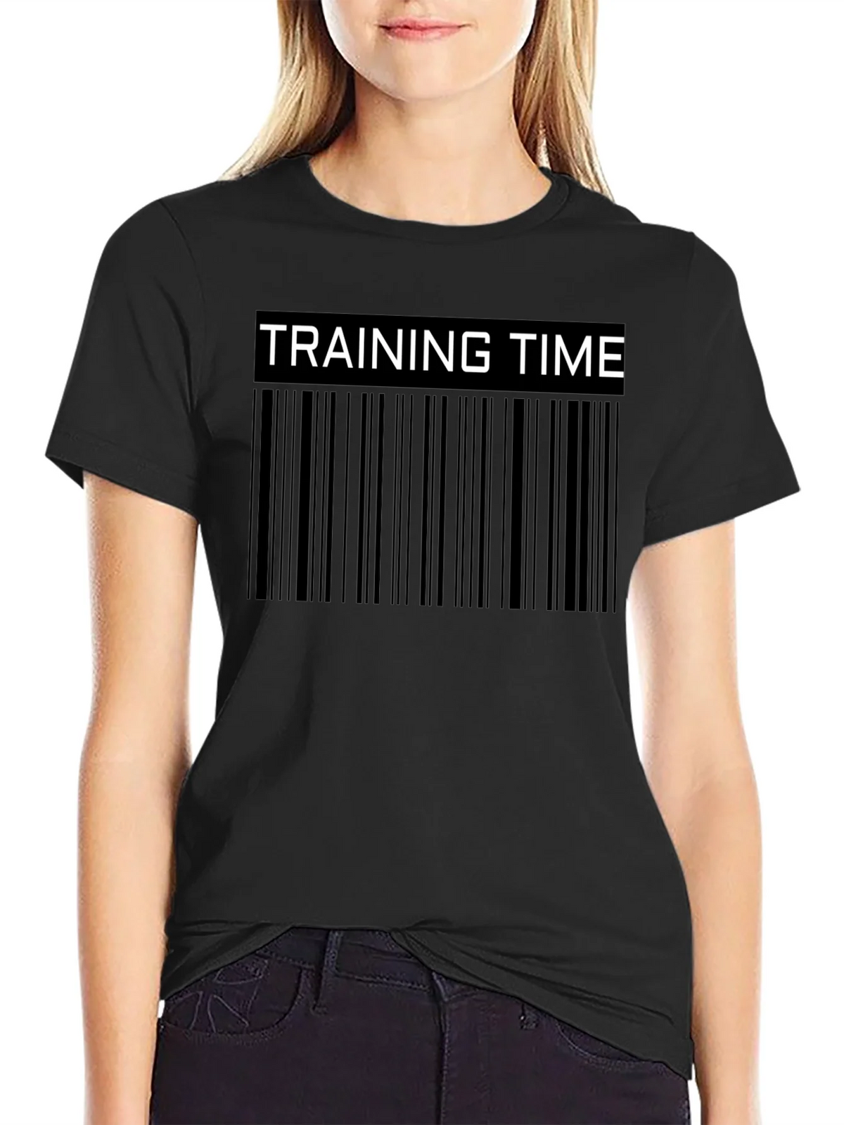 Training Time Barcode T-Shirt product image 2