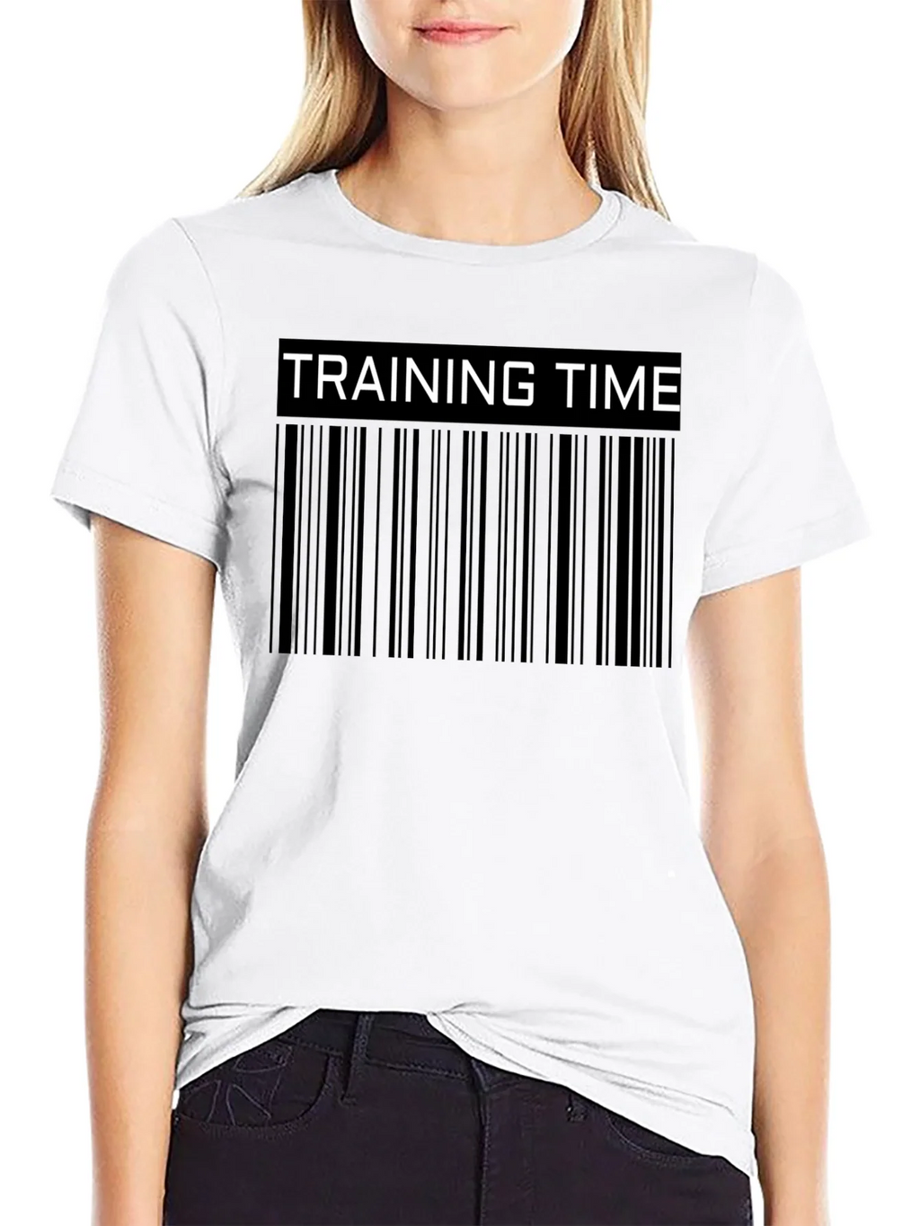 Training Time Barcode T-Shirt product image 8