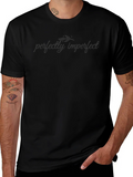 Perfectly Imperfect Black Graphic Tee product image 1