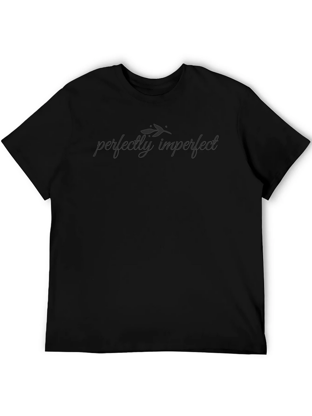 Perfectly Imperfect Black Graphic Tee product image 5