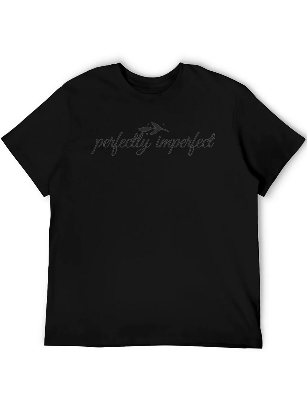 Perfectly Imperfect Black Graphic Tee product image 5