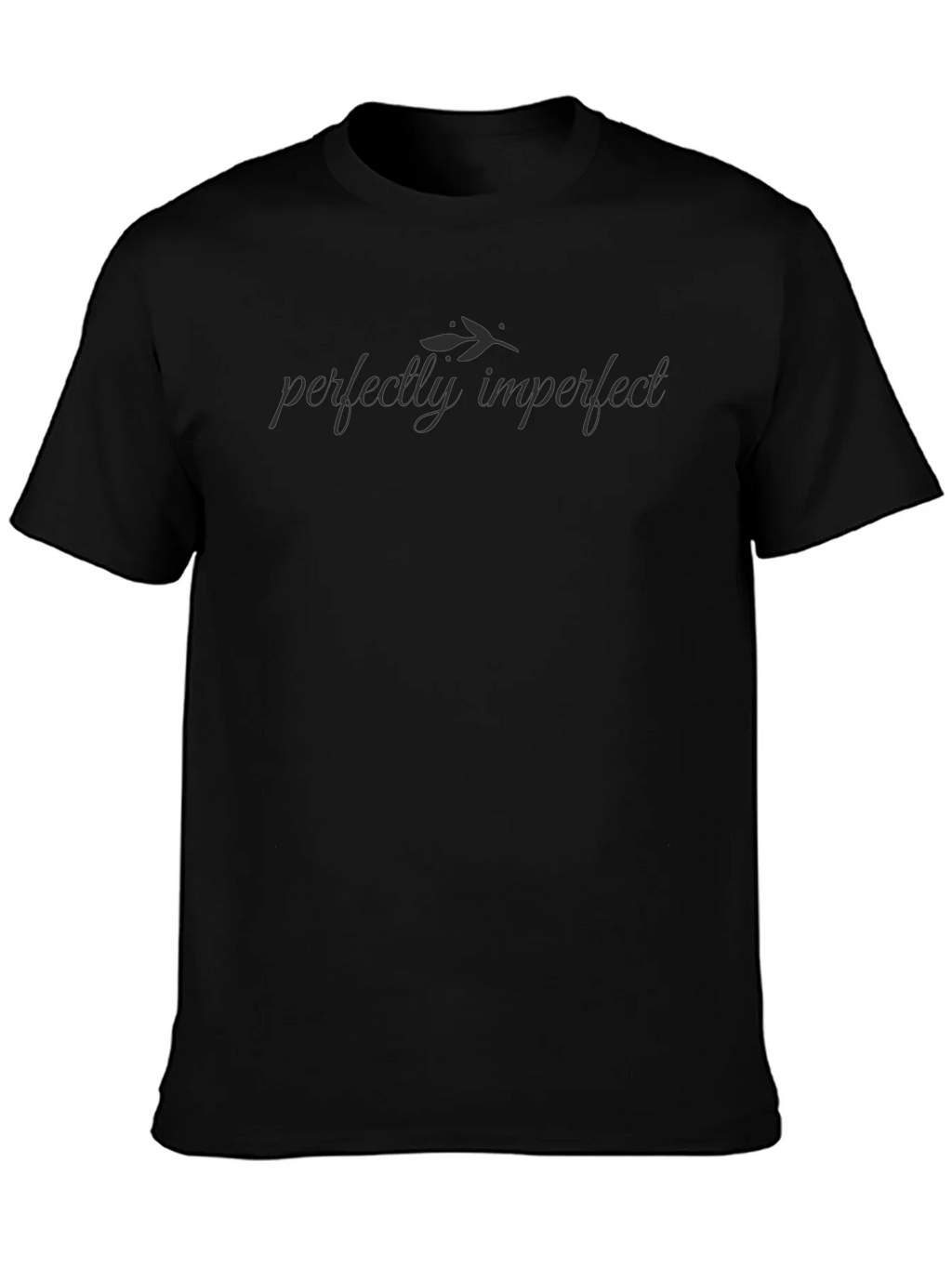 Perfectly Imperfect Black Graphic Tee product image 3