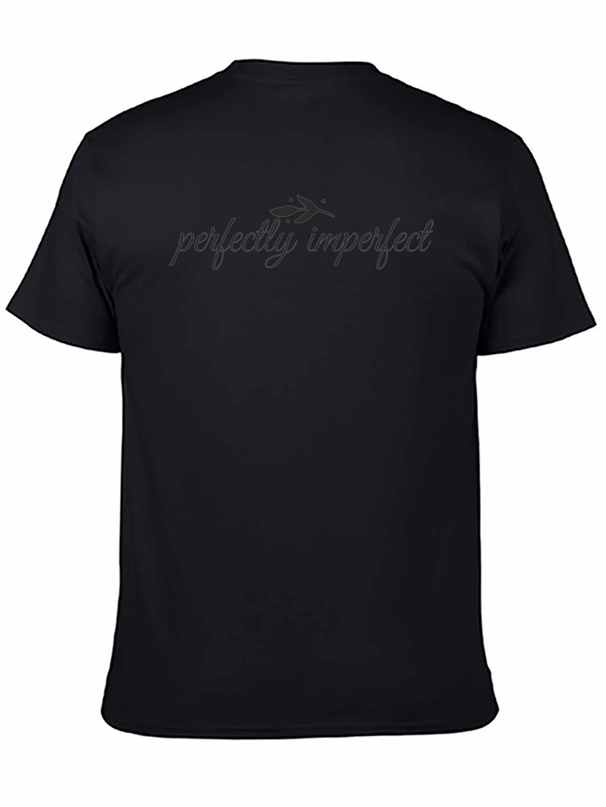 Perfectly Imperfect Black Graphic Tee product image 4