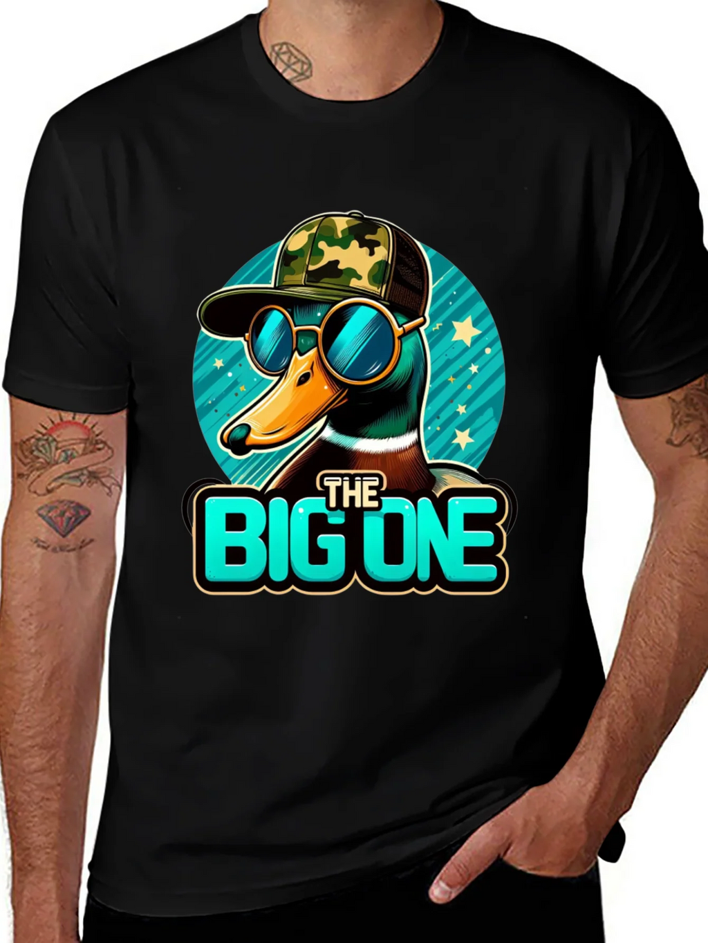 The Big One Duck Graphic T-Shirt