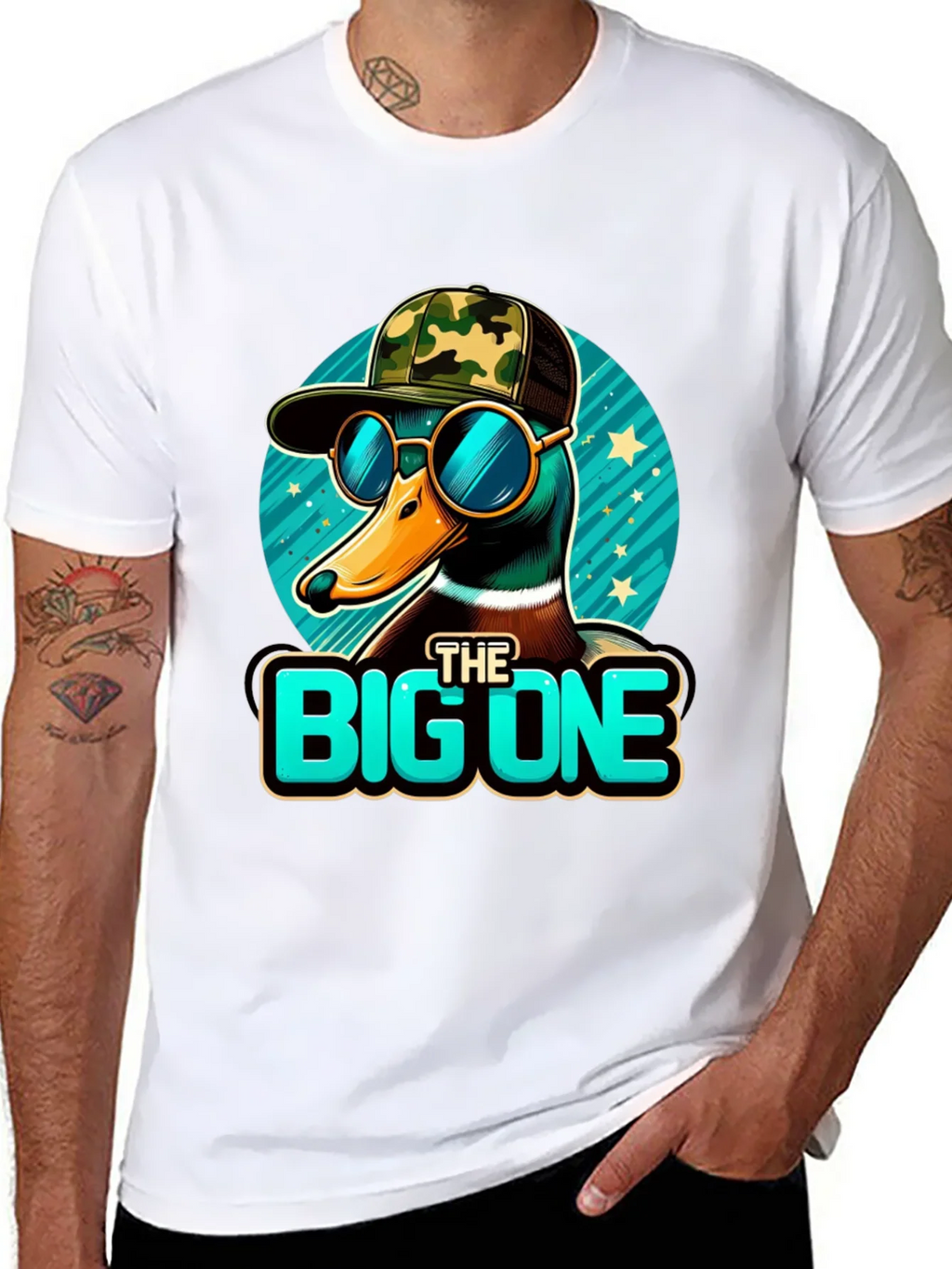The Big One Duck Graphic T-Shirt