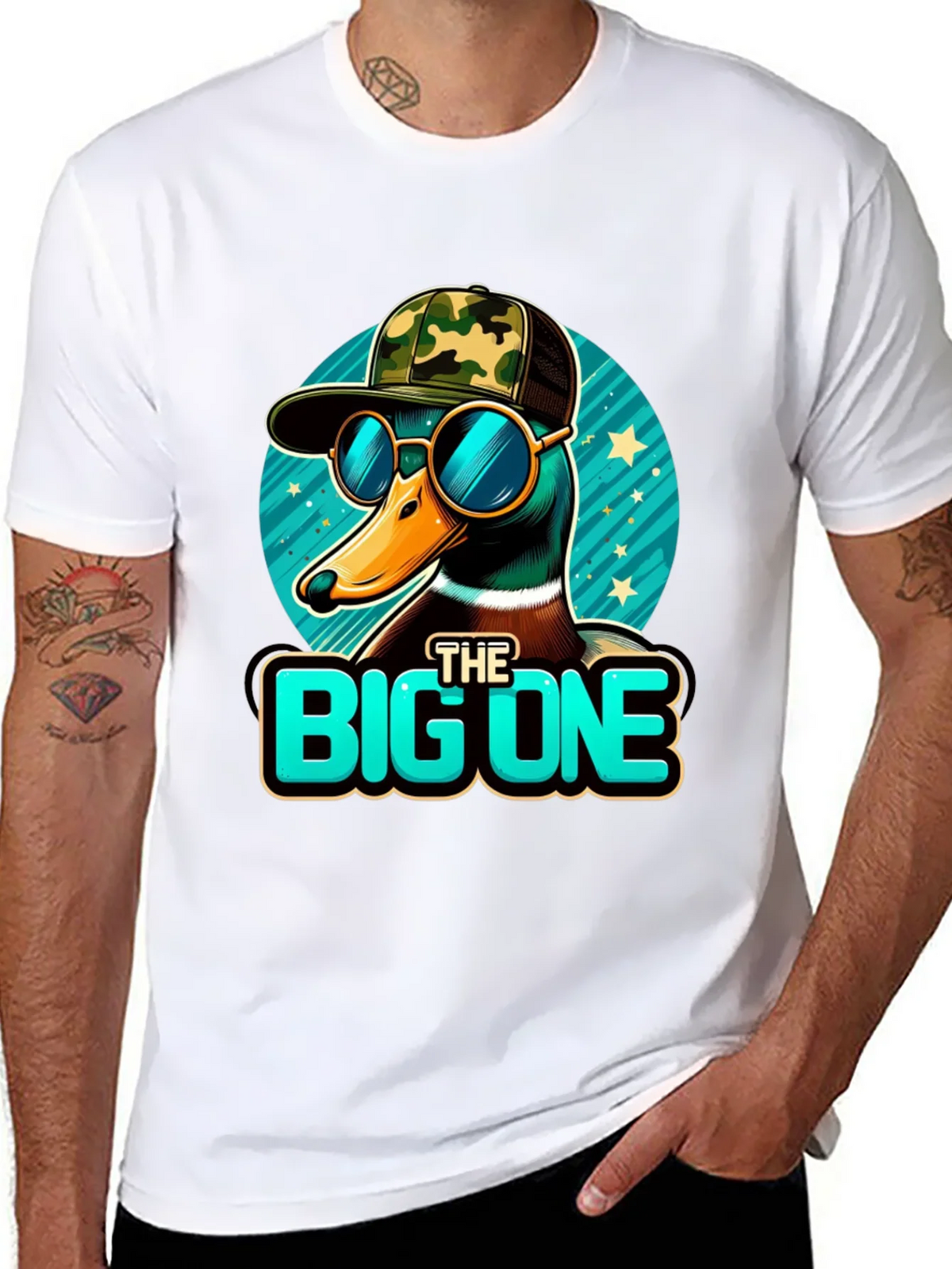 The Big One Duck Graphic T-Shirt