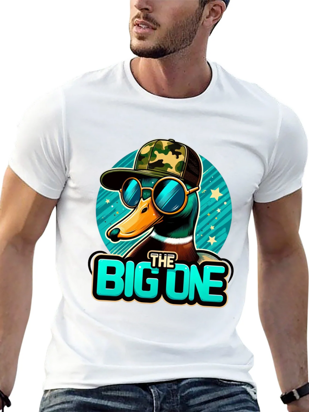 The Big One Duck Graphic T-Shirt