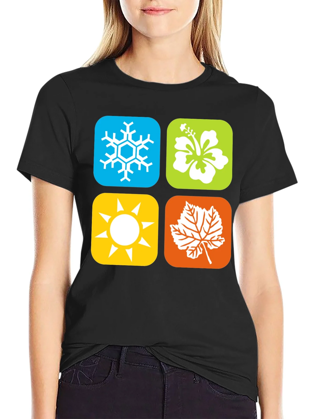 Seasons Graphic Tee - Winter Spring Summer Fall product image 2