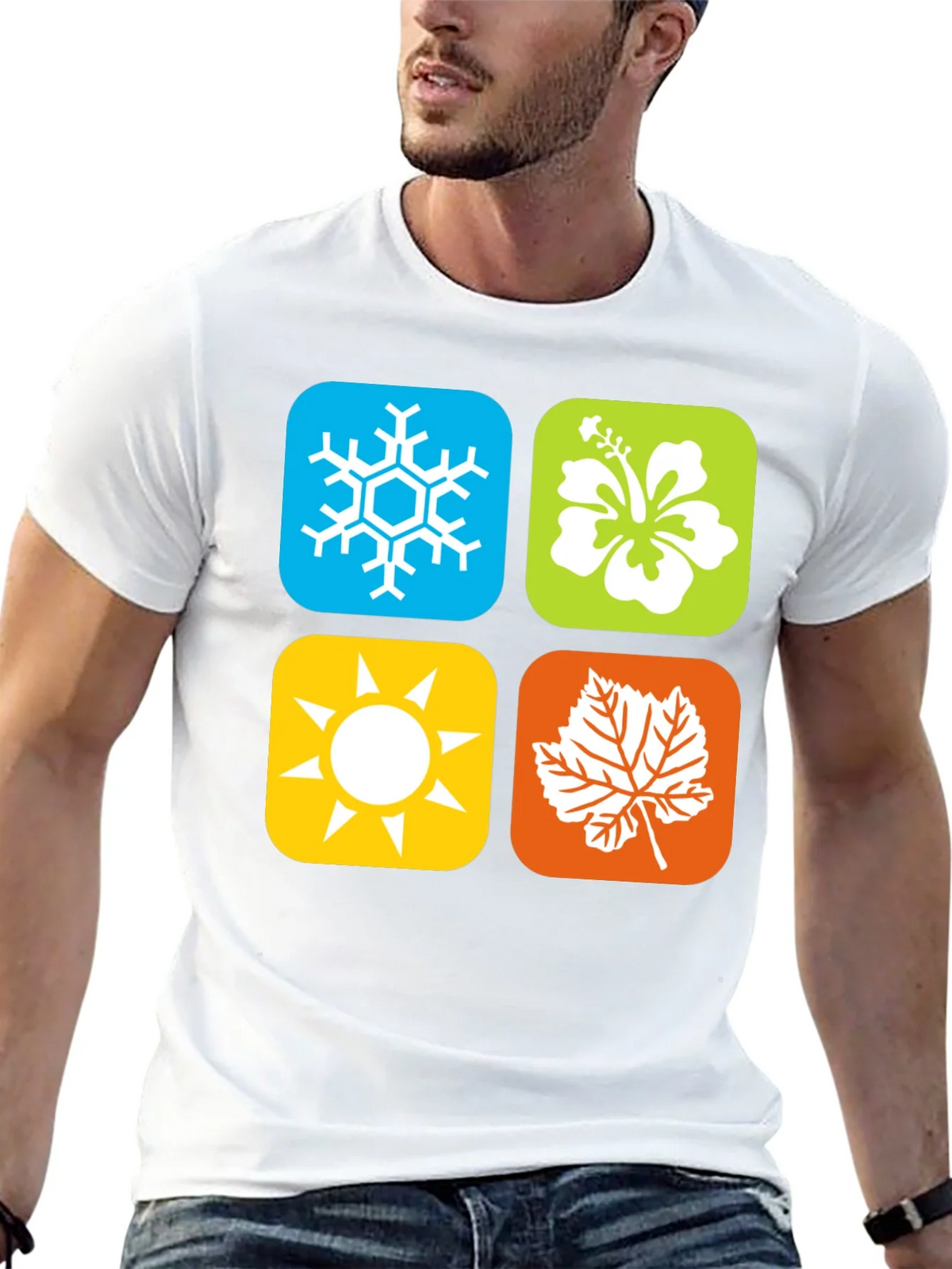 Seasons Graphic Tee - Winter Spring Summer Fall product image 12