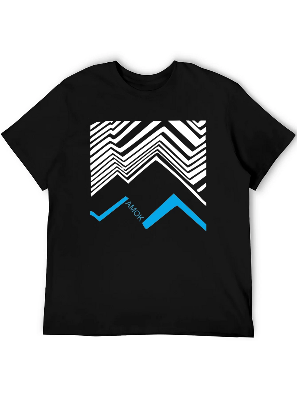 Abstract AMOK Graphic Tee - Black product image 5
