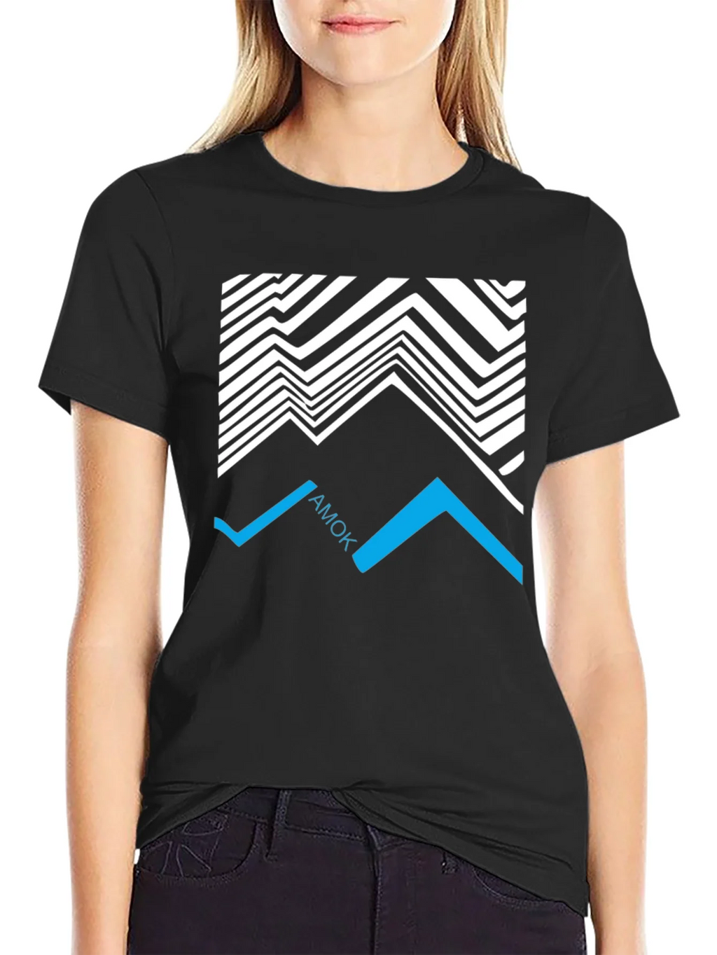 Abstract AMOK Graphic Tee - Black product image 2