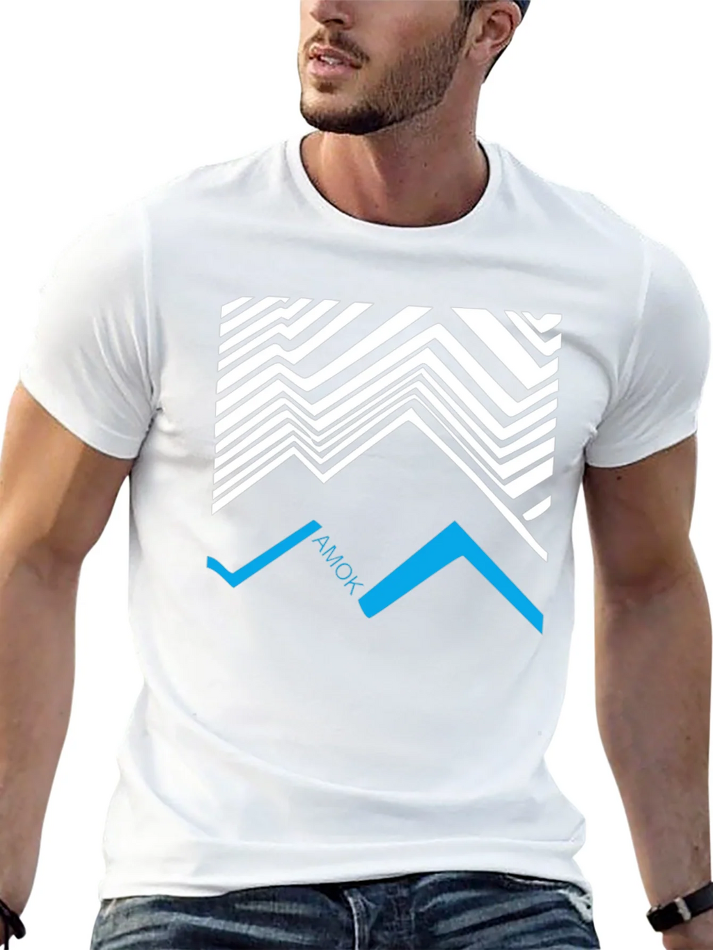 Abstract AMOK Graphic Tee - Black product image 12