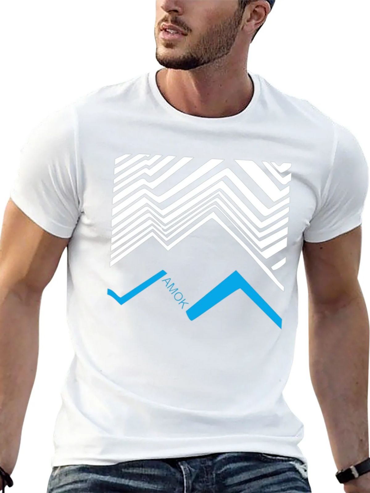 Abstract AMOK Graphic Tee - Black product image 12