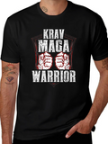 Krav Maga Warrior Graphic T-Shirt Martial Arts Tee product image 1