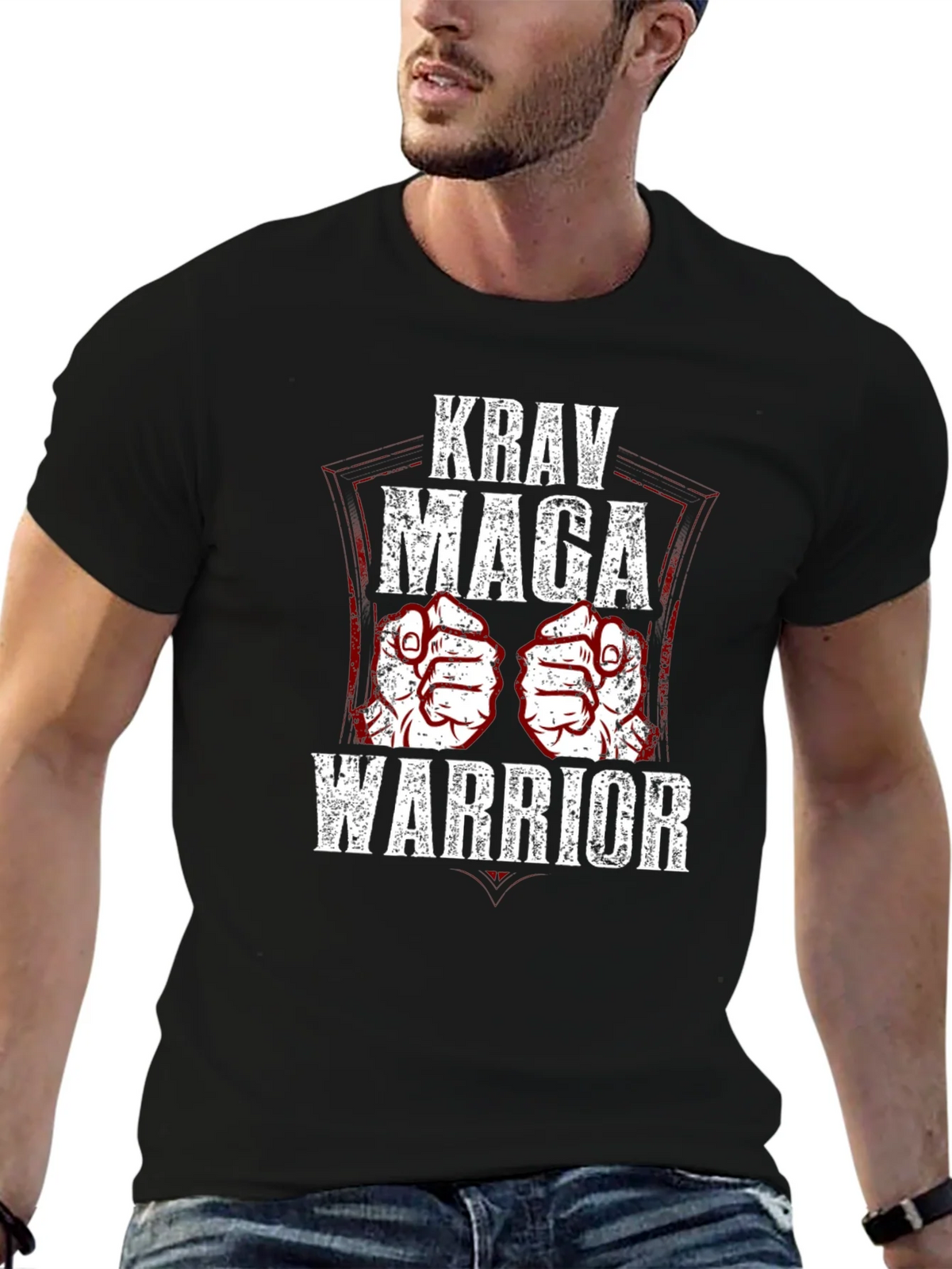 Krav Maga Warrior Graphic T-Shirt Martial Arts Tee product image 6