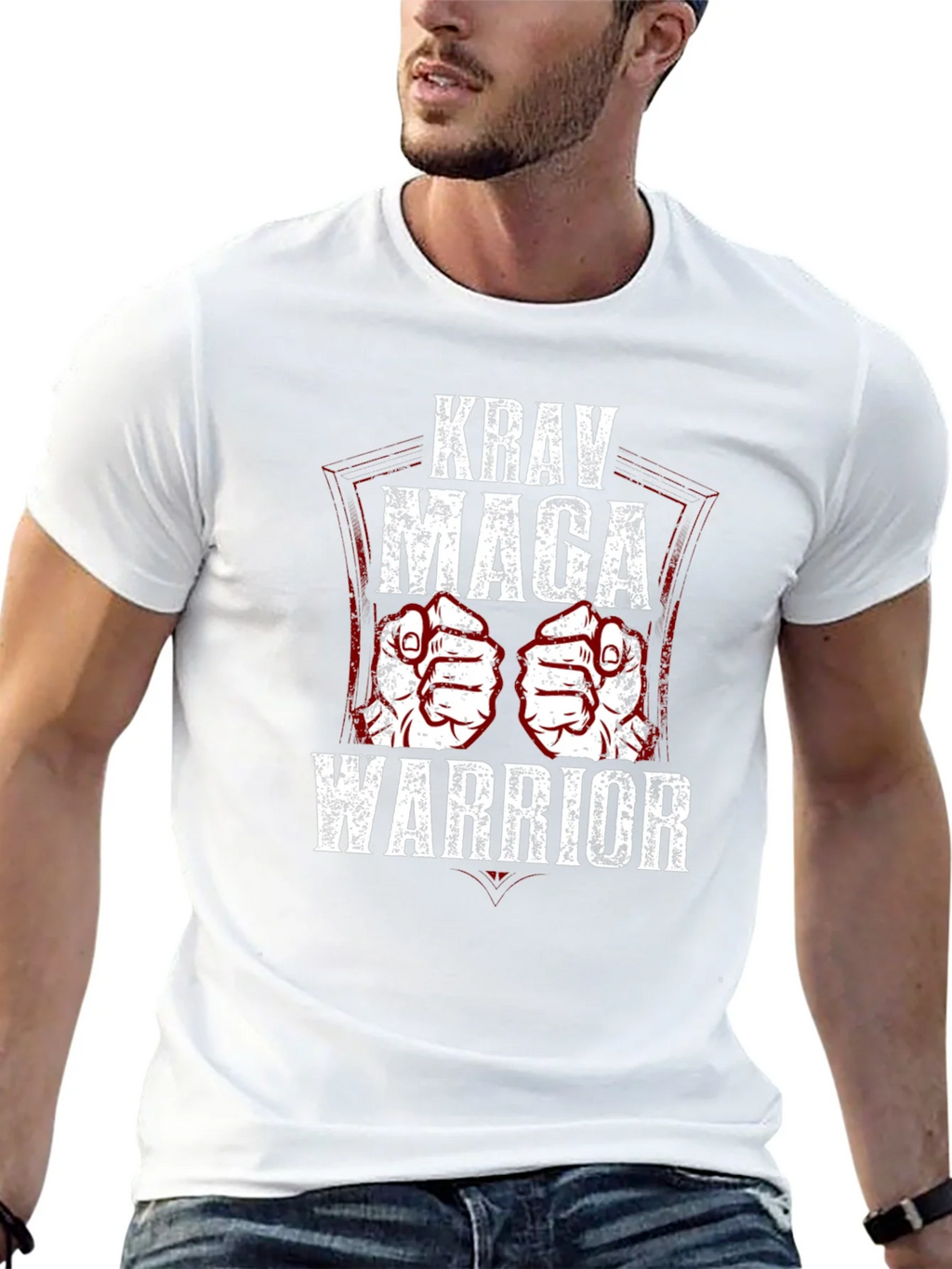 Krav Maga Warrior Graphic T-Shirt Martial Arts Tee product image 12