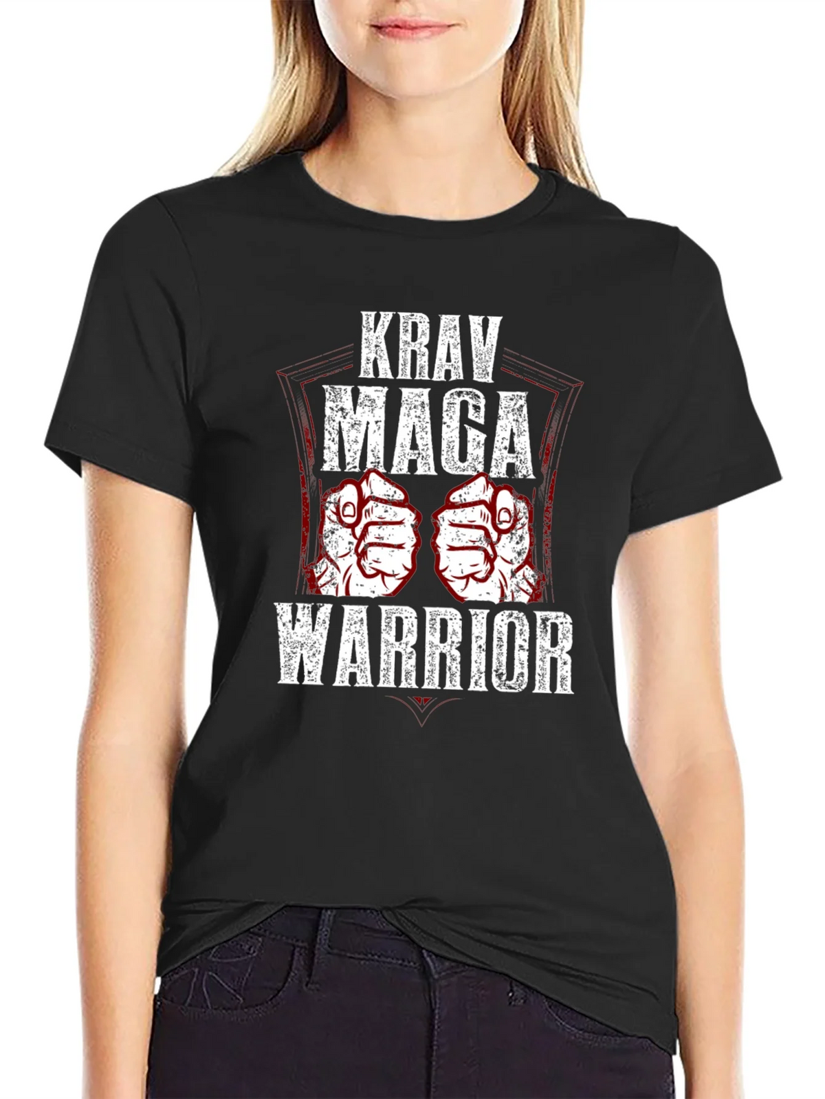 Krav Maga Warrior Graphic T-Shirt Martial Arts Tee product image 2