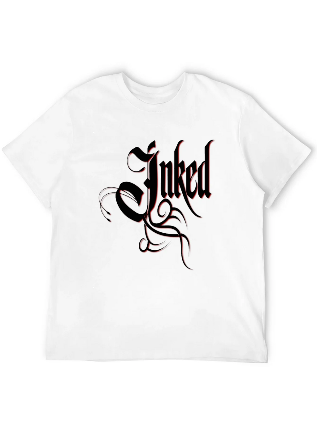 Inked Black T-Shirt Tattoo Design product image 11