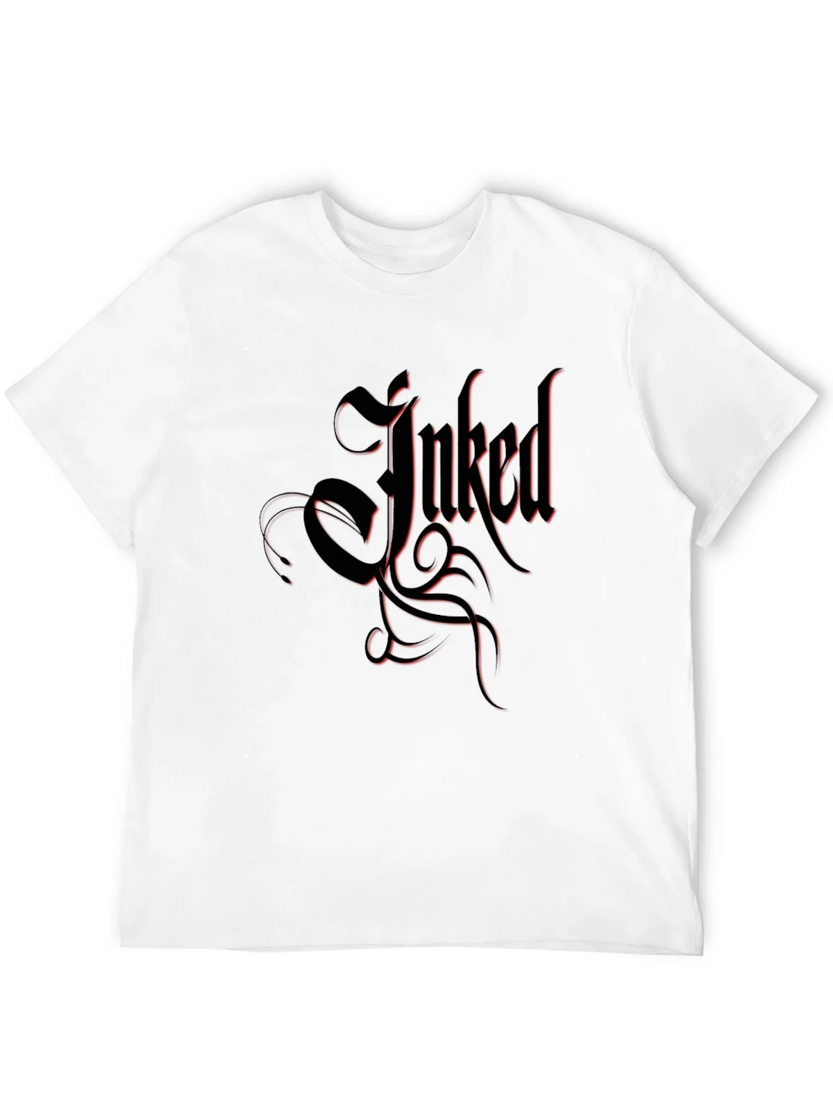 Inked Black T-Shirt Tattoo Design product image 11